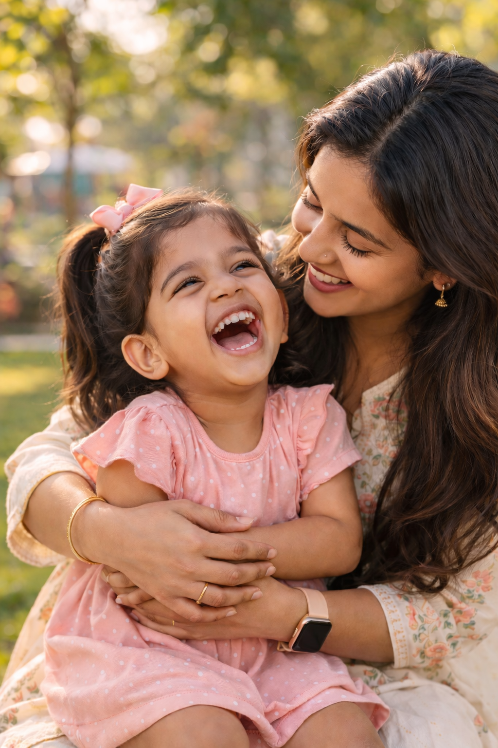 Happy Parent and Child